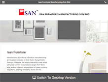 Tablet Screenshot of isanfurniture.com
